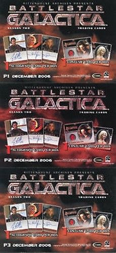 Battlestar Galactica Season Two Promo Card Set 3 Cards   - TvMovieCards.com
