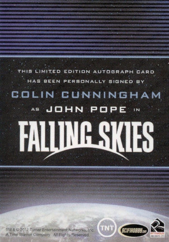 Falling Skies Season 2 Premium Pack Colin Cunningham Autograph Card   - TvMovieCards.com