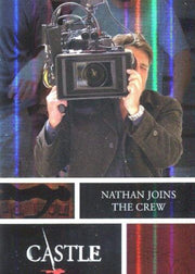 Castle Seasons 3 & 4 Foil Parallel Chase Card Behind The Scenes B8   - TvMovieCards.com