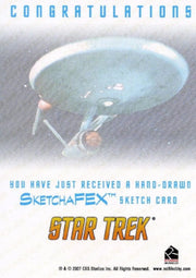Star Trek TOS Portfolio Prints Sketch Card by Dan Day   - TvMovieCards.com