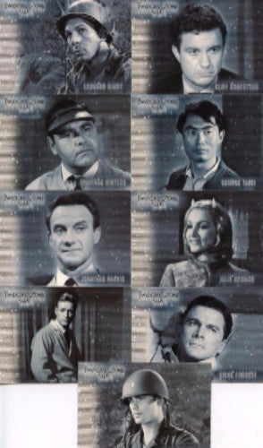 Twilight Zone 3 Shadows and Substance Twilight Zone Stars Chase Card Set S19-27   - TvMovieCards.com