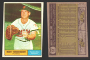 1961 Topps Baseball Trading Card You Pick Singles #1-#99 VG/EX #	57 Marv Throneberry - Kansas City Athletics  - TvMovieCards.com