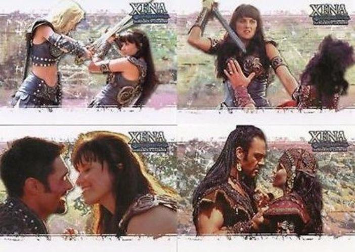 Xena Dangerous Liaisons Promo Card Set 4 Cards   - TvMovieCards.com