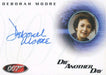 James Bond A35 The Quotable James Bond Deborah Moore Autograph Card   - TvMovieCards.com