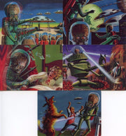 Mars Attacks 3-Dimension Chase Card Set 5 Cards Topps 2012 - TvMovieCards.com