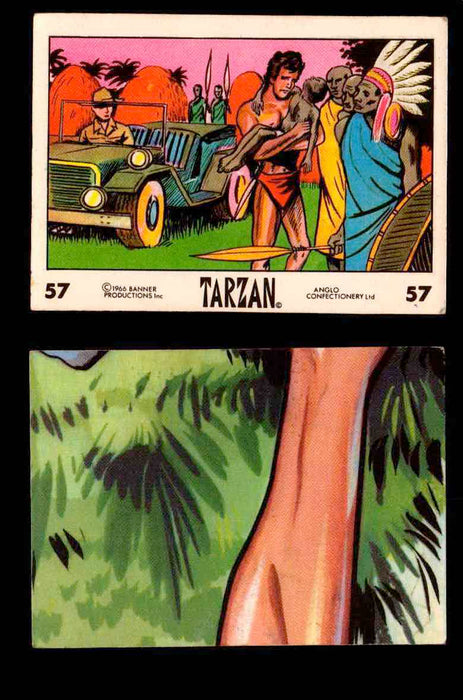 1966 Tarzan Banner Productions Vintage Trading Cards You Pick Singles #1-66 #57  - TvMovieCards.com