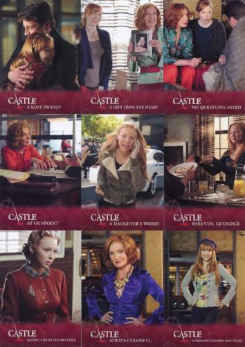 Castle Seasons 3 & 4 Family Ties Chase Card Set   - TvMovieCards.com