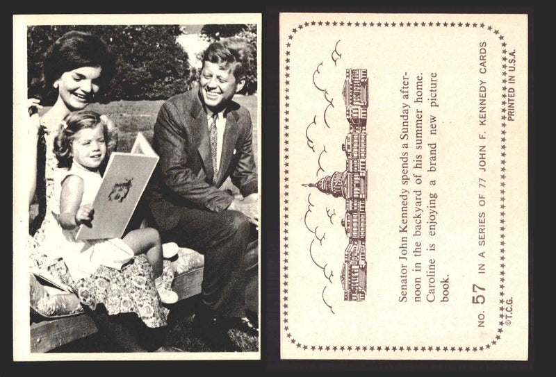 1964 The Story of John F. Kennedy JFK Topps Trading Card You Pick Singles #1-77 #57  - TvMovieCards.com