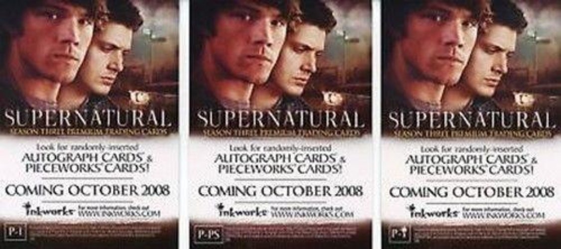 Supernatural Season 3 Promo Card Lot 3 Cards   - TvMovieCards.com