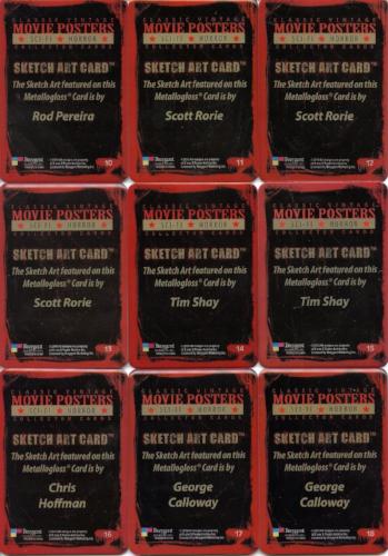 Classic Vintage Posters Sci-Fi & Horror Series Two Metallogloss Chase Card Set   - TvMovieCards.com