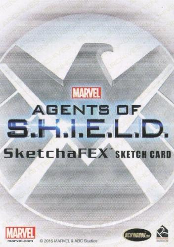Agents of S.H.I.E.L.D. Season 2 Veronica Smith Autograph Sketch Card   - TvMovieCards.com