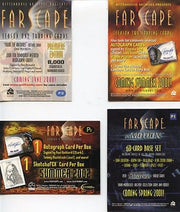 Farscape Mixed Seasons Promo Card Lot 4 Cards   - TvMovieCards.com