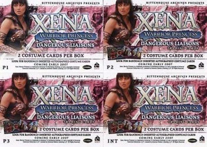 Xena Dangerous Liaisons Promo Card Set 4 Cards   - TvMovieCards.com