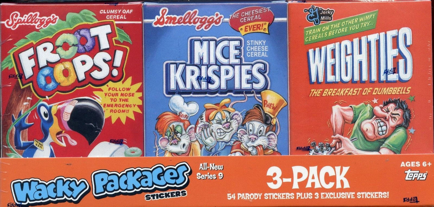Wacky Packages Stickers Series Nine Cereal Card Box Collection   - TvMovieCards.com