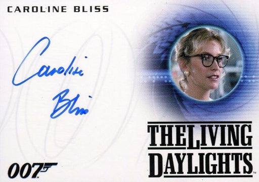 James Bond Archives 2015 Edition Caroline Bliss Autograph Card A263   - TvMovieCards.com