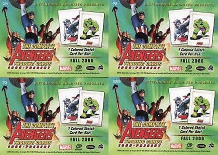 Avengers Complete 1963 to Present Promo Card Lot 4 Cards   - TvMovieCards.com