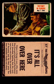 1954 Scoop Newspaper Series 1 Topps Vintage Trading Cards You Pick Singles #1-78 57   Victory in Europe  - TvMovieCards.com
