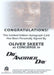 James Bond Archives 2014 Edition Oliver Skeete Autograph Card   - TvMovieCards.com