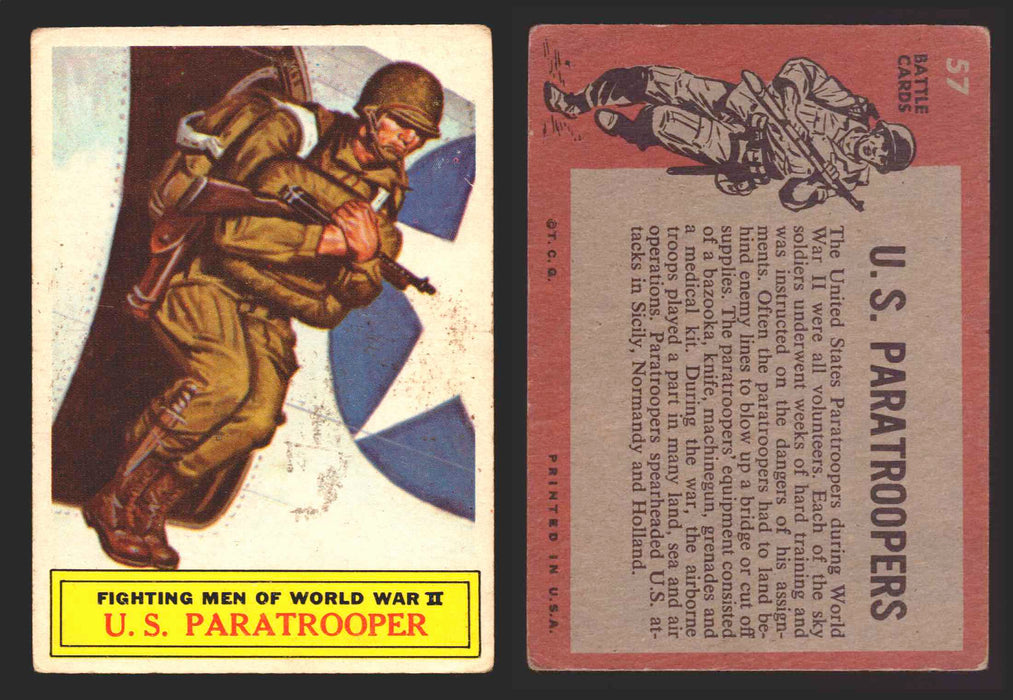 1965 Battle World War II Vintage Trading Card You Pick Singles #1-66 Topps #	57  - TvMovieCards.com