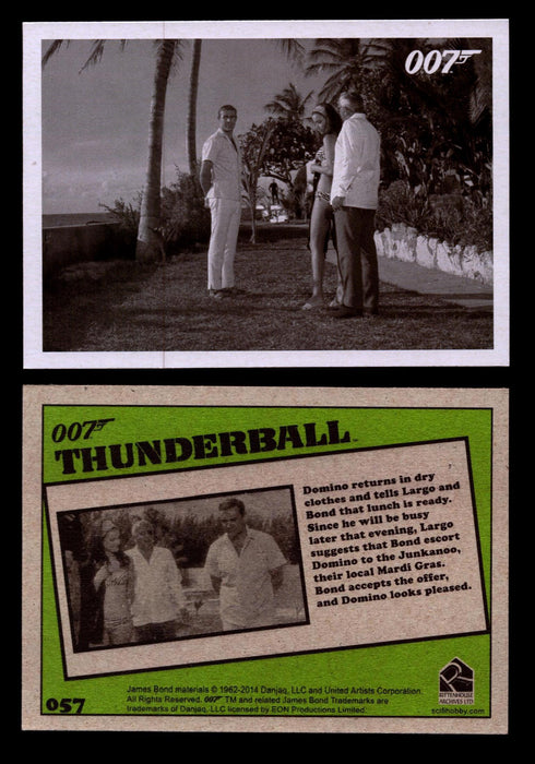 James Bond Archives 2014 Thunderball Throwback You Pick Single Card #1-99 #57  - TvMovieCards.com