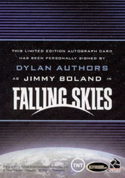 Falling Skies Season 2 Premium Pack Dylan Authors Autograph Card   - TvMovieCards.com