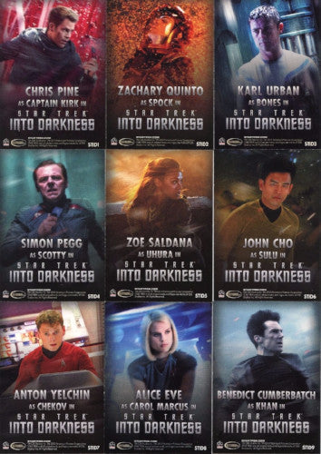 Star Trek Movie Into the Darkness Preview Card Set with Zachary Quinto Autograph   - TvMovieCards.com