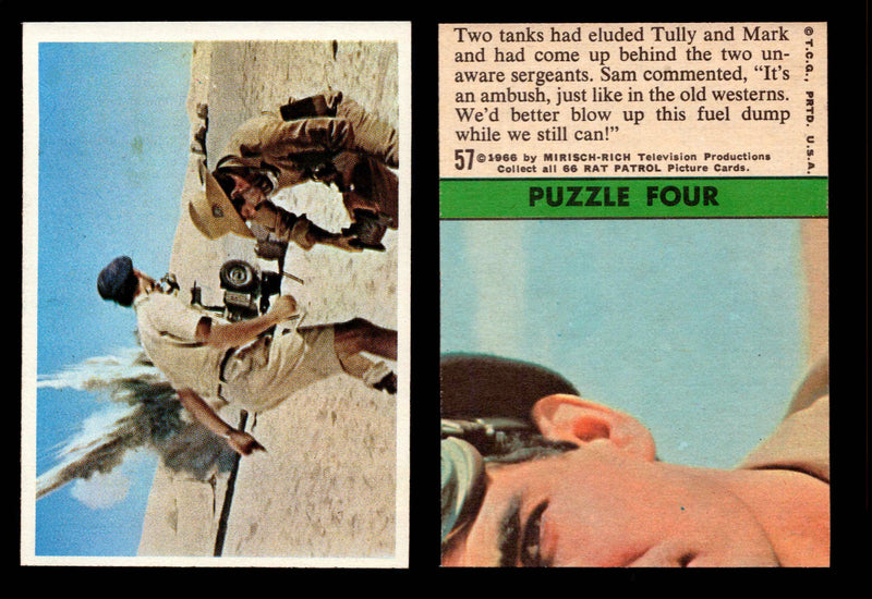 Rat Patrol 1966 Topps Vintage Card You Pick Singles #1-66 #57  - TvMovieCards.com