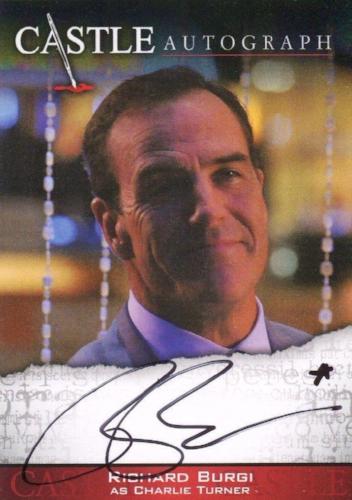 Castle Seasons 3 & 4 Richard Burgi Autograph Card A11   - TvMovieCards.com