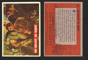 Davy Crockett Series 1 1956 Walt Disney Topps Vintage Trading Cards You Pick Sin 57   No Relief in Sight  - TvMovieCards.com