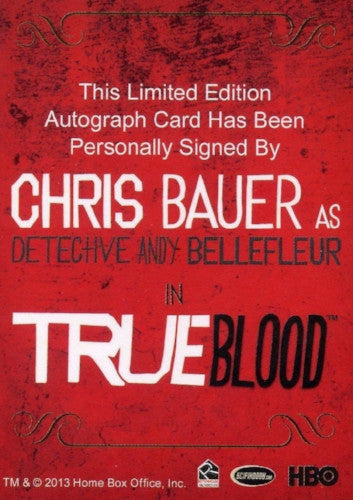 True Blood Archives Chris Bauer Autograph Card   - TvMovieCards.com