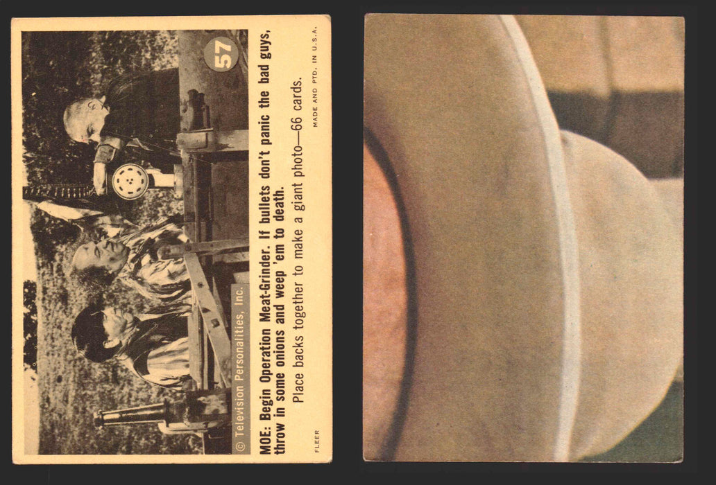 1966 Three 3 Stooges Fleer Vintage Trading Cards You Pick Singles #1-66 #57  - TvMovieCards.com