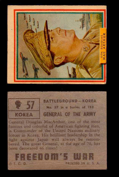 1950 Freedom's War Korea Topps Vintage Trading Cards You Pick Singles #1-100 #57  - TvMovieCards.com