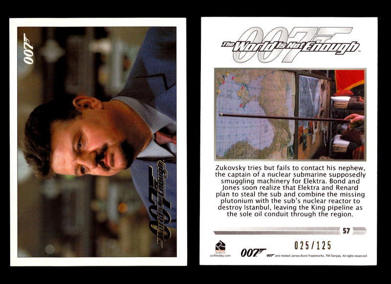 James Bond Classics 2016 World is Not Enough Gold Foil Parallel Card You Pick Nu - TvMovieCards.com