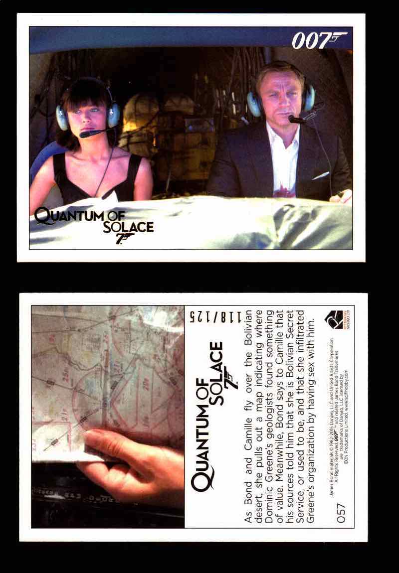 James Bond Archives Quantum of Solace Gold Parallel You Pick Single Cards #1-90 #57  - TvMovieCards.com