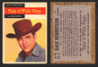 1958 TV Westerns Topps Vintage Trading Cards You Pick Singles #1-71 57   Dale Robertson as Jim Hardie  - TvMovieCards.com
