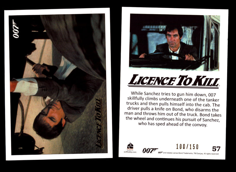 James Bond Classics 2016 Licence To Kill Gold Foil Parallel Card You Pick Single #57  - TvMovieCards.com