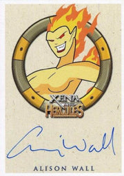 Xena & Hercules Animated Adventures Alison Wall Mnemosyne Autograph Card   - TvMovieCards.com