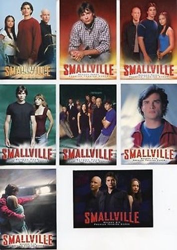 Smallville Mixed Seasons Promo Card Lot 8 Cards Inkworks   - TvMovieCards.com