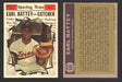 1961 Topps Baseball Trading Card You Pick Singles #500-#589 VG/EX #	582 Earl Battey - Minnesota Twins AS  (creased)  - TvMovieCards.com