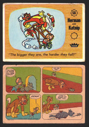 1960 Casper The Ghost Fleer Vintage Trading Card You Pick Singles #1-#66 58   "The bigger they are the harder they fall!"  - TvMovieCards.com