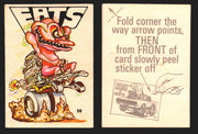 1970 Odd Rods All Stars Sticker Trading Card Donruss #1-#66 You Pick Singles   - TvMovieCards.com