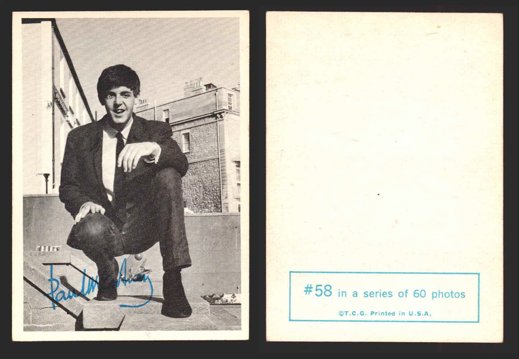 Beatles Series 1 Topps 1964 Vintage Trading Cards You Pick Singles #1-#60 #58  - TvMovieCards.com