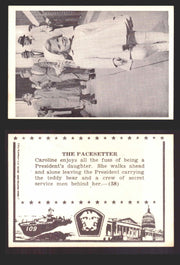 1963 John F. Kennedy JFK Rosan Trading Card You Pick Singles #1-66 58   The Pacesetter  - TvMovieCards.com