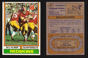 1974 Topps Football Trading Card You Pick Singles #1-#528 G/VG/EX #	58	Bill Kilmer  - TvMovieCards.com