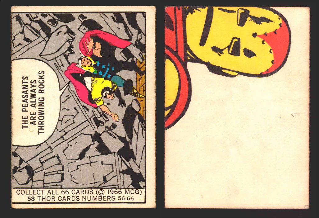 1966 Marvel Super Heroes Donruss Vintage Trading Cards You Pick Singles #1-66 #58  - TvMovieCards.com