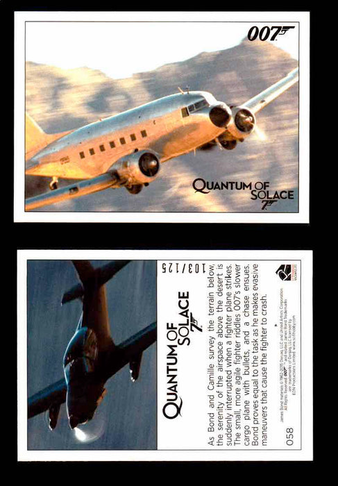 James Bond Archives Quantum of Solace Gold Parallel You Pick Single Cards #1-90 #58  - TvMovieCards.com