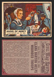 1962 Civil War News Topps TCG Trading Card You Pick Single Cards #1 - 88 58   Angel of Mercy  - TvMovieCards.com