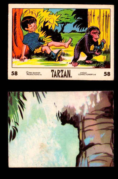 1966 Tarzan Banner Productions Vintage Trading Cards You Pick Singles #1-66 #58  - TvMovieCards.com