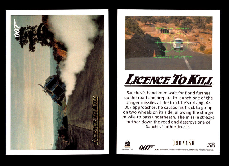 James Bond Classics 2016 Licence To Kill Gold Foil Parallel Card You Pick Single #58  - TvMovieCards.com