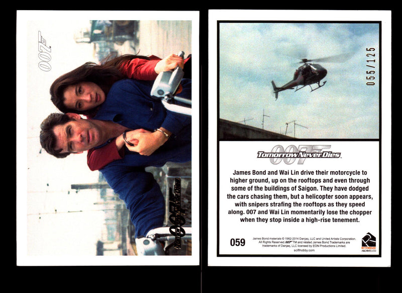 James Bond Archives 2014 Tomorrow Never Dies Gold Parallel Card You Pick Singles #59  - TvMovieCards.com